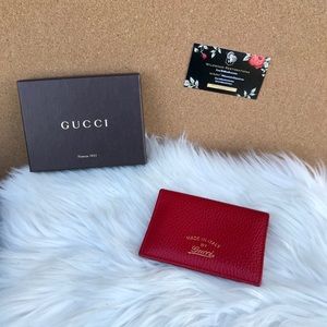 Gucci swing card holder